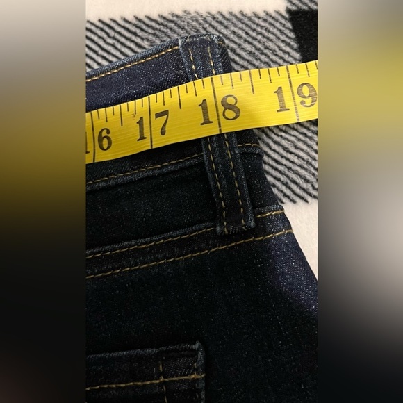 NYDJ NEW Women’s size 16 Jenna Straight Ankle Dark Wash Jeans with raw edge hem - Picture 5 of 8